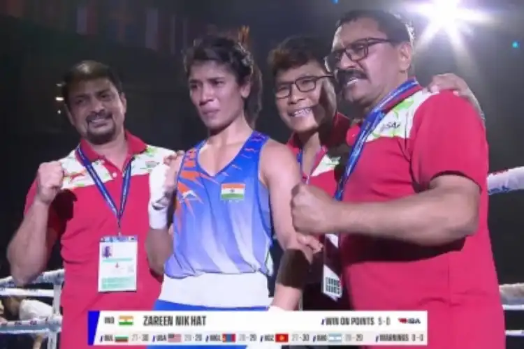 Mikhat turns emotional after being declared world Chmpion