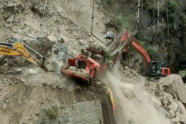 Image of rescue operation at Ramban