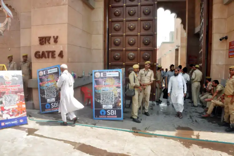 heavy security outside Gyanvapi mosque