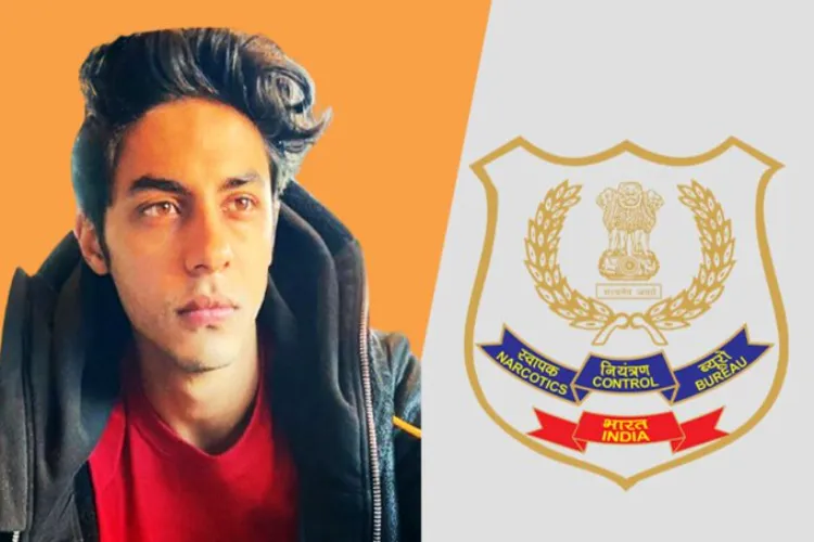 Aryan Khan coming out of the office of the NCB