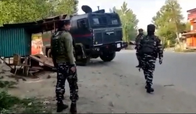 Security forces in Kashmir (file)
