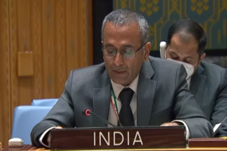 India's deputy Permanent Representative R Ravindra