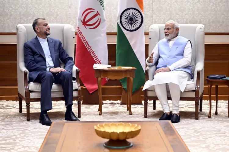Iranian Foreign Minister Hossein Amir-Abdollahian calls on Prime Minister Narendra Modi
