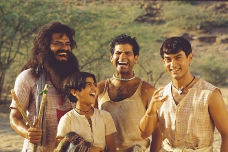 A scene from the movie Lagaan