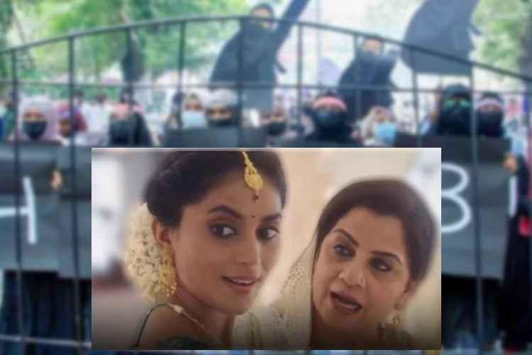 Hindu daughter-in-law and Muslim mother-in-law in the Tanishq advertisement