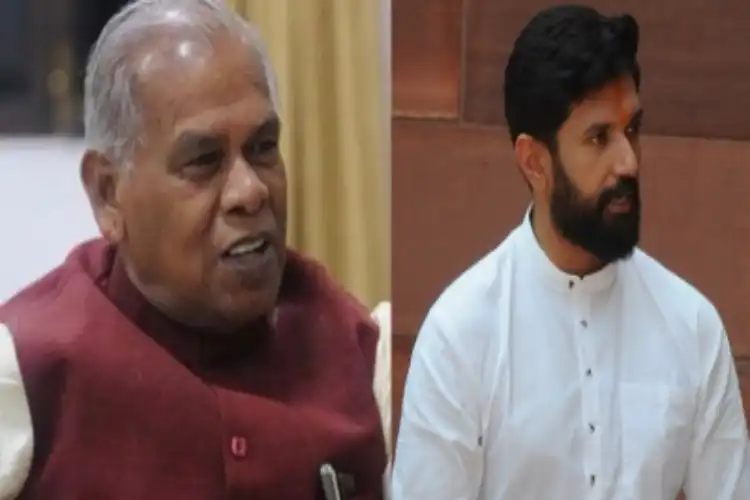 Jitan Manjhi and Chirag Paswan