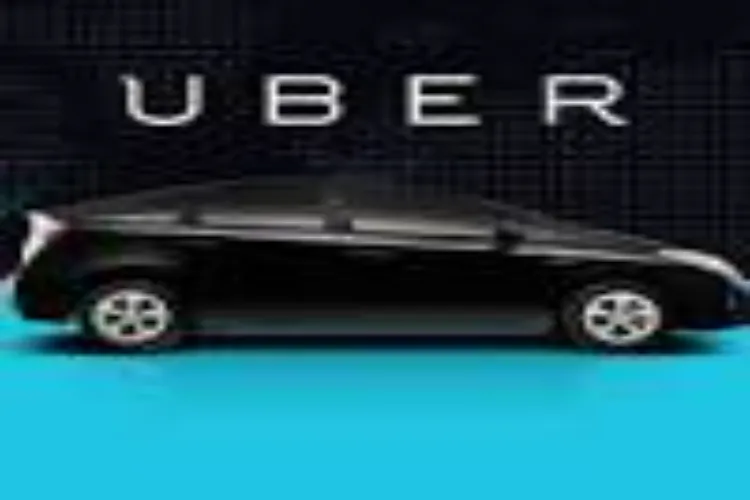A picture of Uber taxi