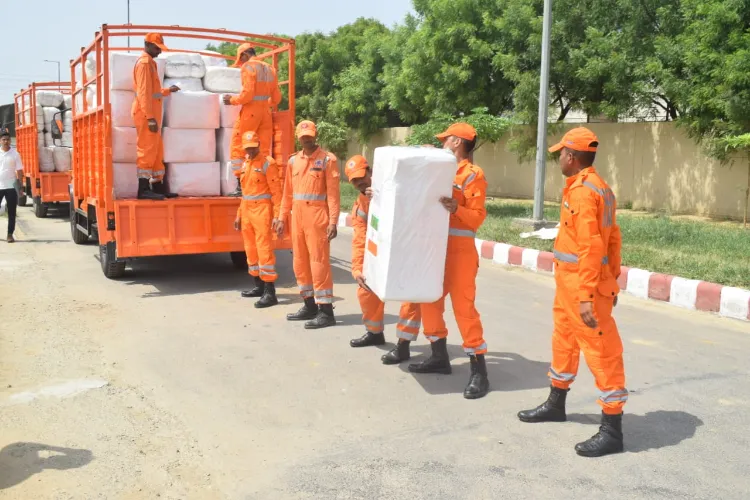 Relief material for Kabul (Picture courtesy: MEA)