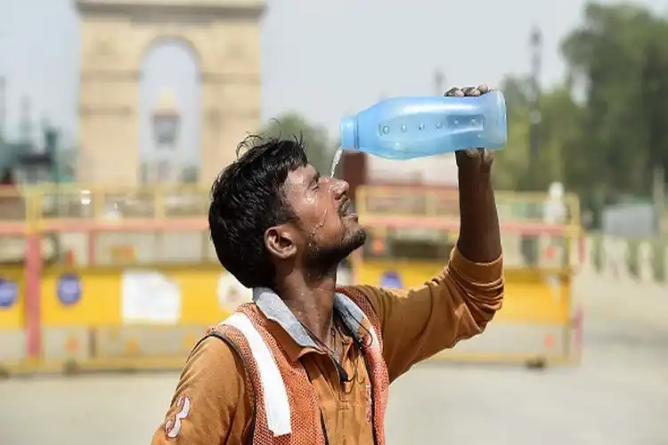 Delhi is in the grips of a heatwave