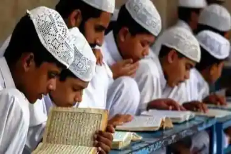 Students in a madrasa