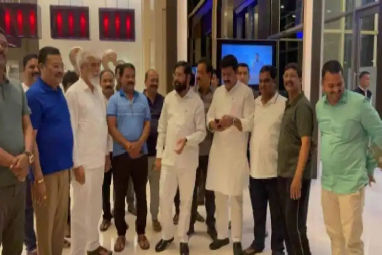 Eknath Shinde and his team of rebel MLAs