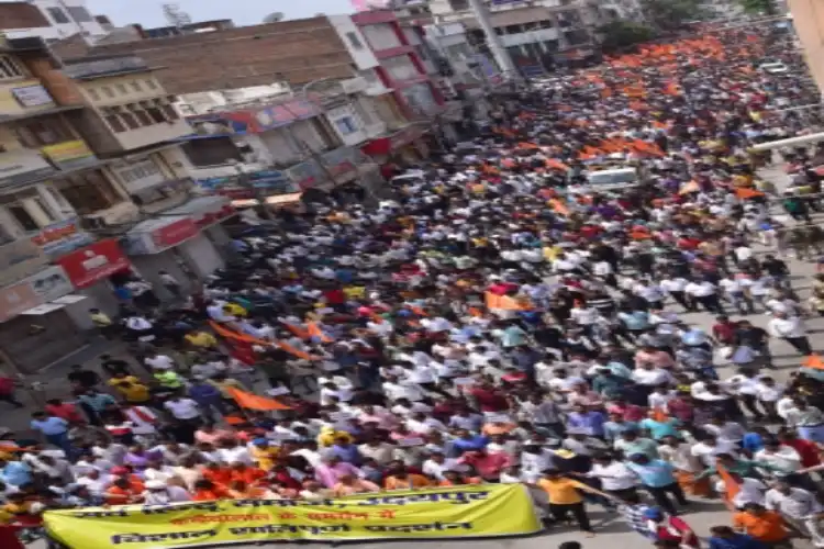 Thousands marched through the streets of Udaipur in support of Kanhaiya Lal