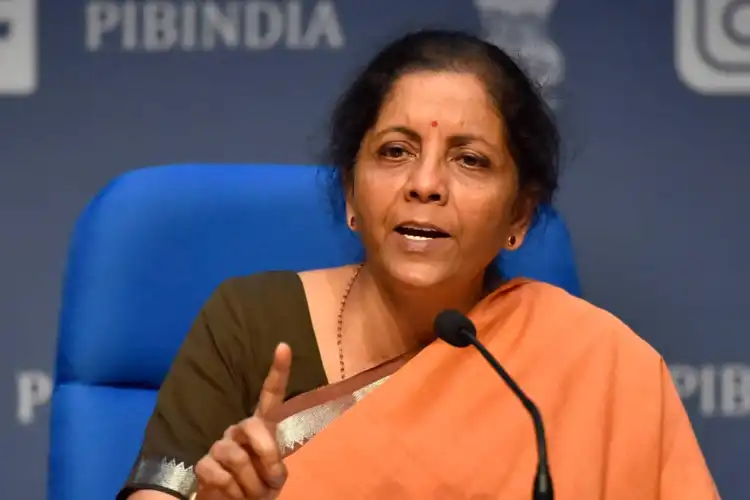 Finance Minister Nirmala Sitharaman