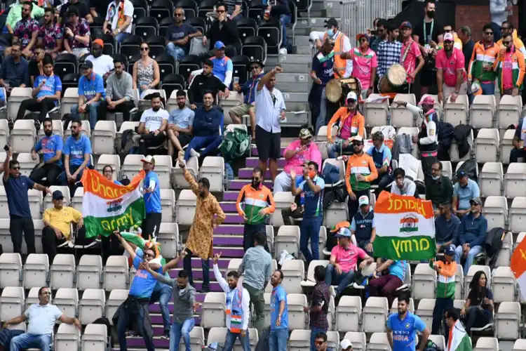 Indian fans at Edgbaston
