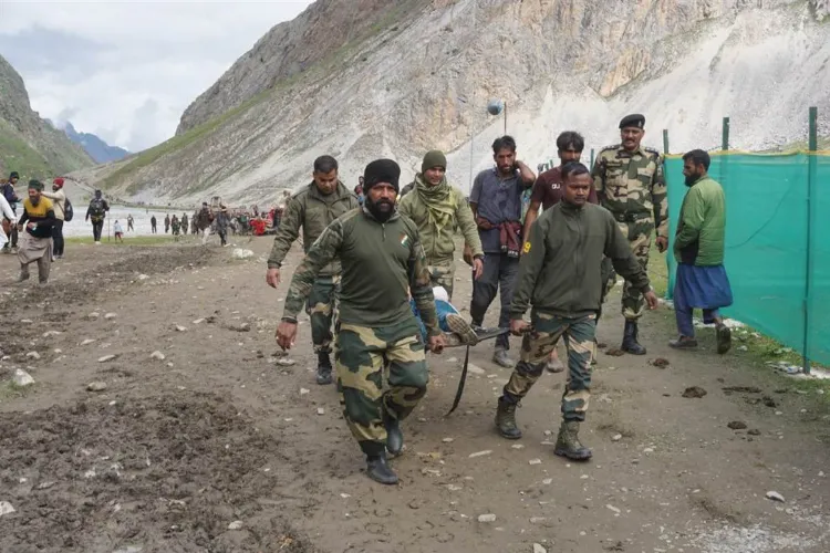 Rescue underway around Amarnath shrine