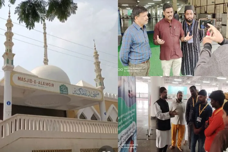 Alamgir Masjid of Hyderabad and visitors of other faiths in the mosque