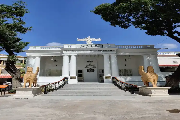 The Seth Viccaji Meherji and Seth Pestonji Meherji Fire temple in Hyderbabad that completes 175 years of its existence