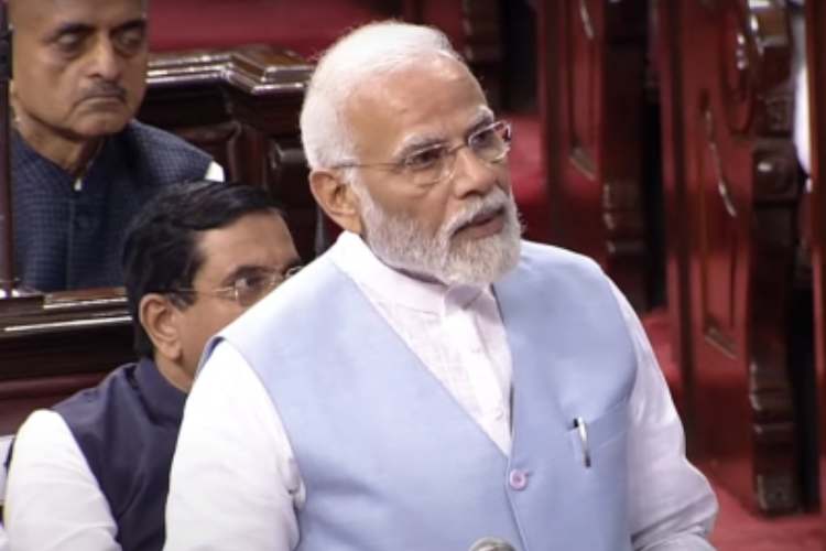 PM Modi in Parliament