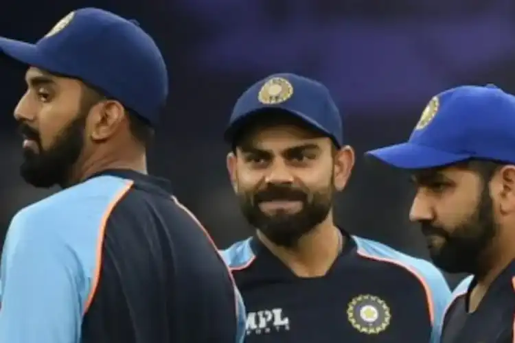 Virat Kohl;i and KL Rahul