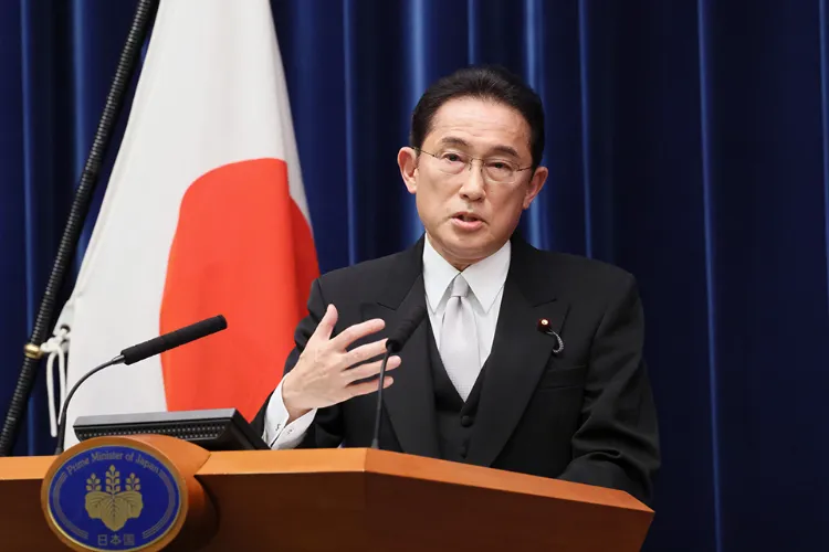 Japanese Prime Minister Fumio Kishida