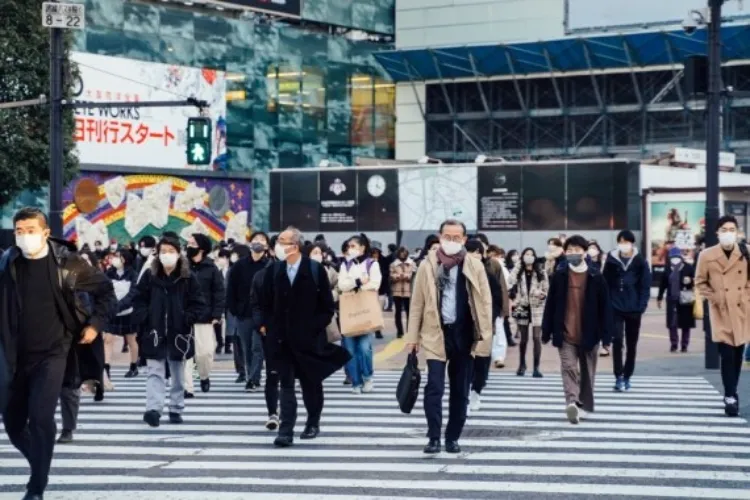 Shibuya crossing in Tokyo, Japan