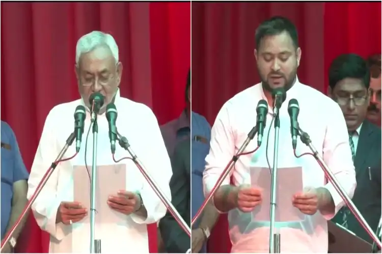 NItish Kumar and Tejashwi Yadav were sworn in on Wednesday