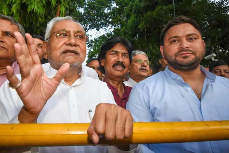 Nitish Kumar and Tejashwi Yadav