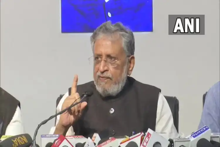 Rajya Sabha member Sushil Modi