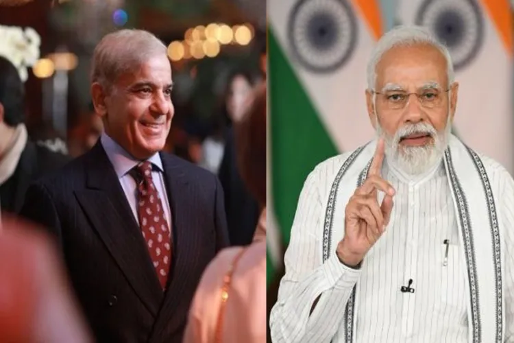 Pakistan Prime Minister Shahbaz Sharif and Prime Minister Narendra Modi