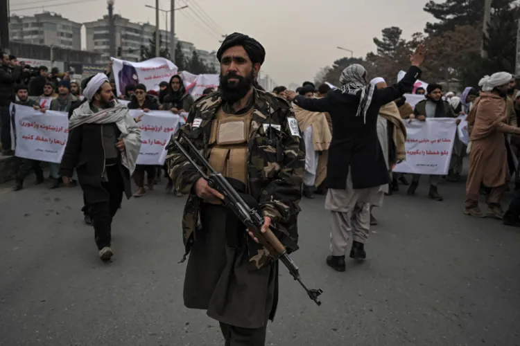 A Taliban fighter