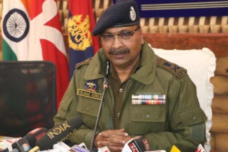 J&K DGP Dilbag Singh