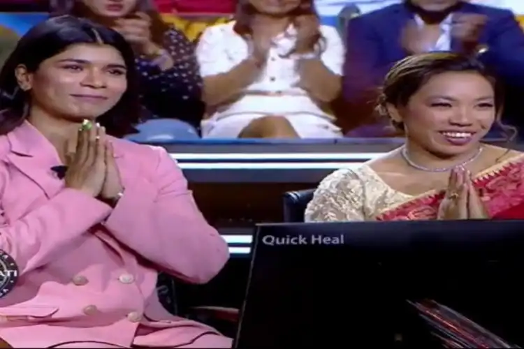 Nikhat Zareen and Chanu Saikhom Miraba a[[earing in KBC