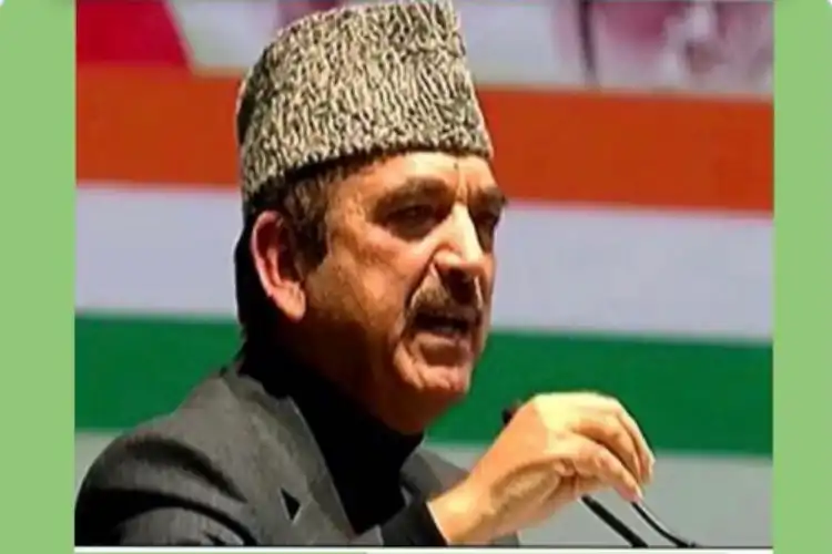 Former Congress leader Ghulam Nabi Azad (Twitter)