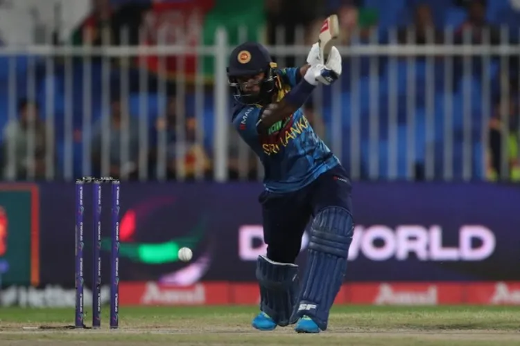 A scene from Sri Lanka vs India 
