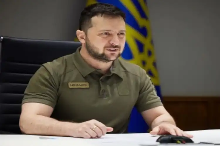 Ukraine President Volodomyr Zelensky