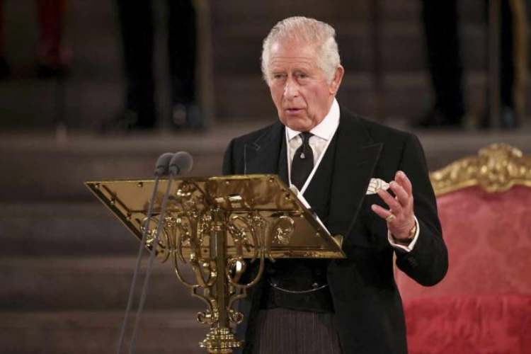 King Charles III makes first address to UK parliament
