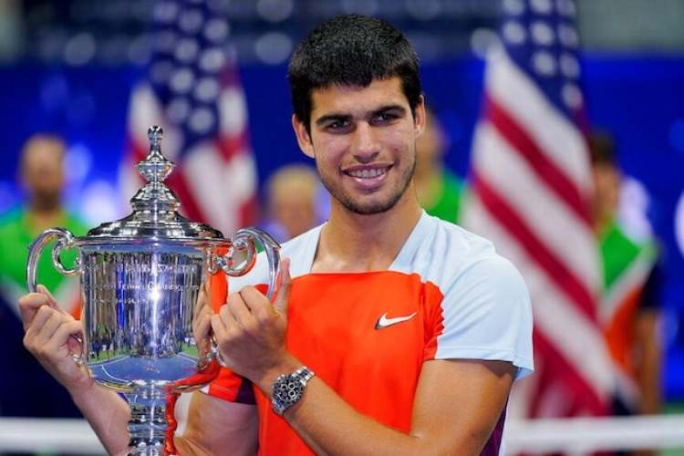 Tennis US Open champion Carlos Alcaraz youngest No.1 men's player