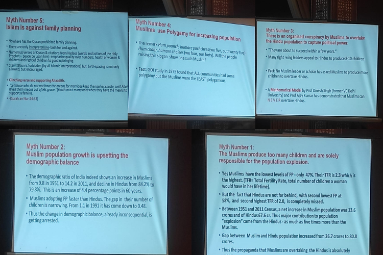 POPULATION MYTH SLIDES