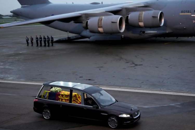 Plane carrying Queen's coffin was viewed over 5 million times