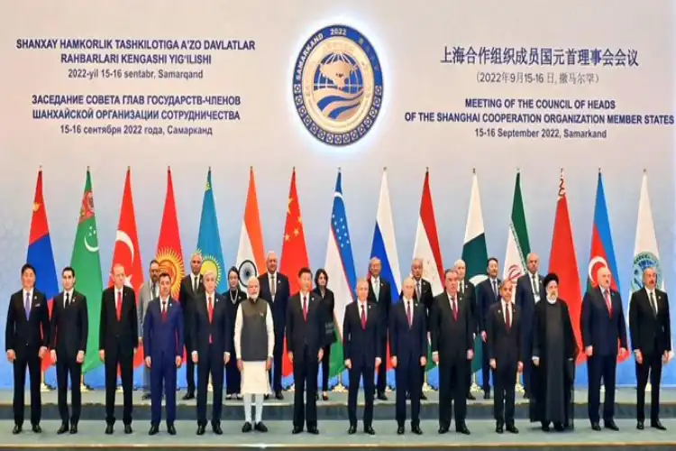 Leaders of the SCO countries at Samarkand