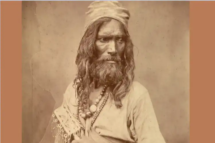 A madari tribesman from Bengal of 1860s