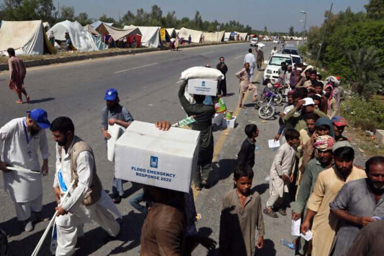 WHO has warned of severe water-borne diseases in flood hit Pakistan