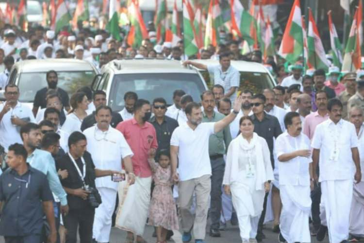 Rahul Gandhi is currently on a 'Bharat Jodo' yatra