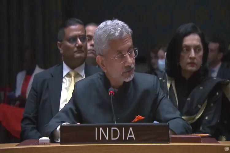 External Affairs Minister S. Jaishankar at the UNSC meeting on Ukraine