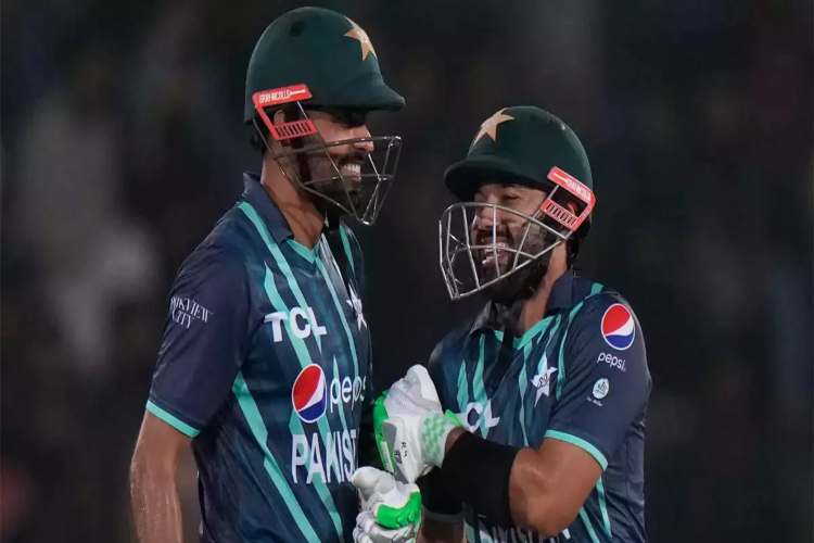 Babar Azam and Mohd Rizwan