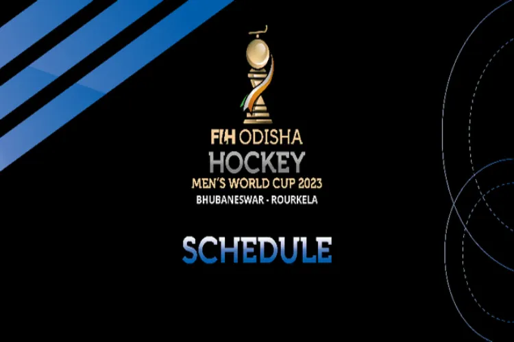FIH Odisha Hockey Men's World Cup 2023: schedule released