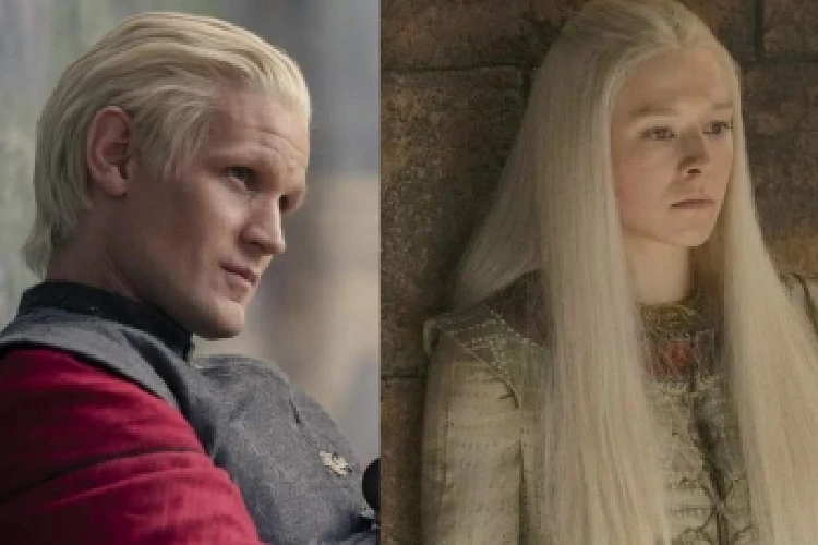 House of Dragons actors in white wig 