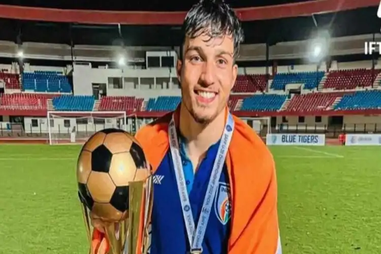 Suhail Bhat, Footballer from Kashmir (Twitter ITWF)