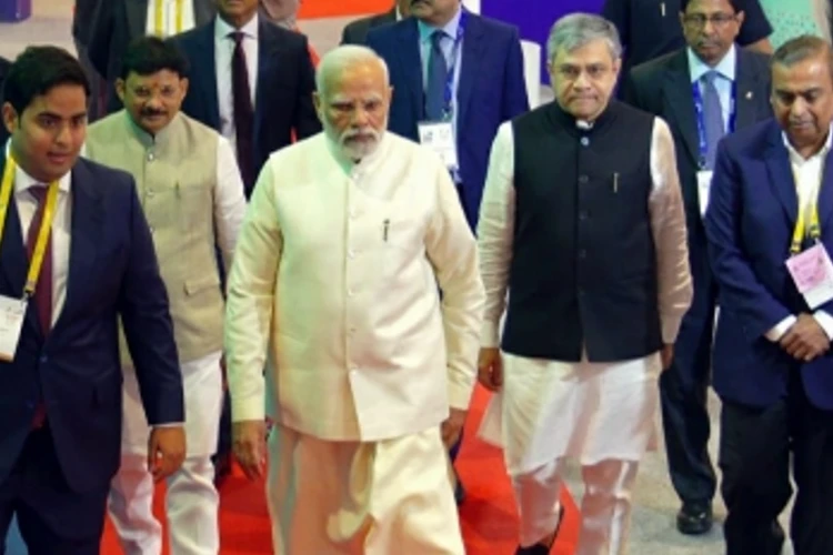 Prime Minister Modi with Ambani