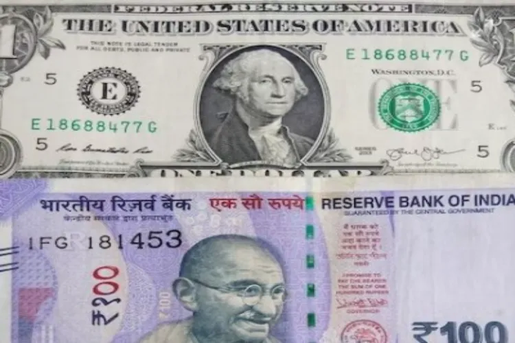 US dollar and Indian rupee
